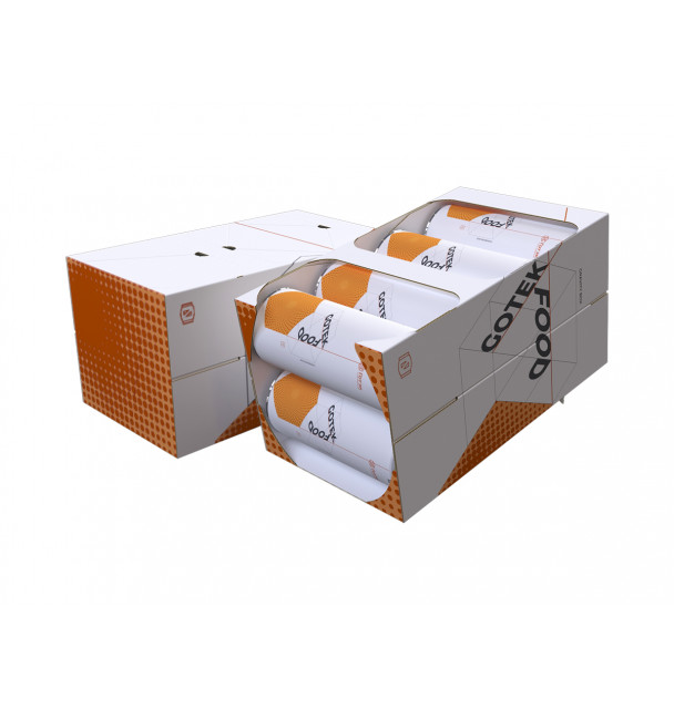 Gravity feed SRP for cardboard tubes