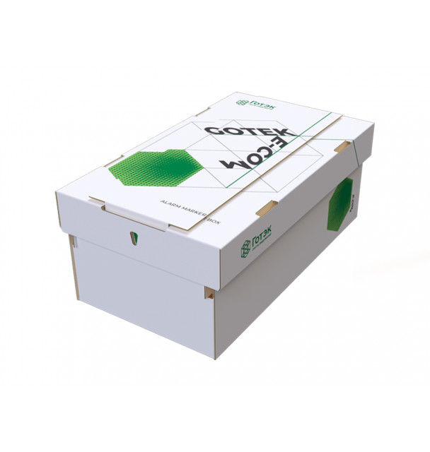 ALARM MARKER box for delivering orders from online stores and postal items