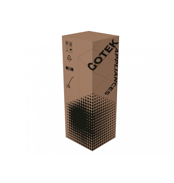 Large-sized transport box for household appliances