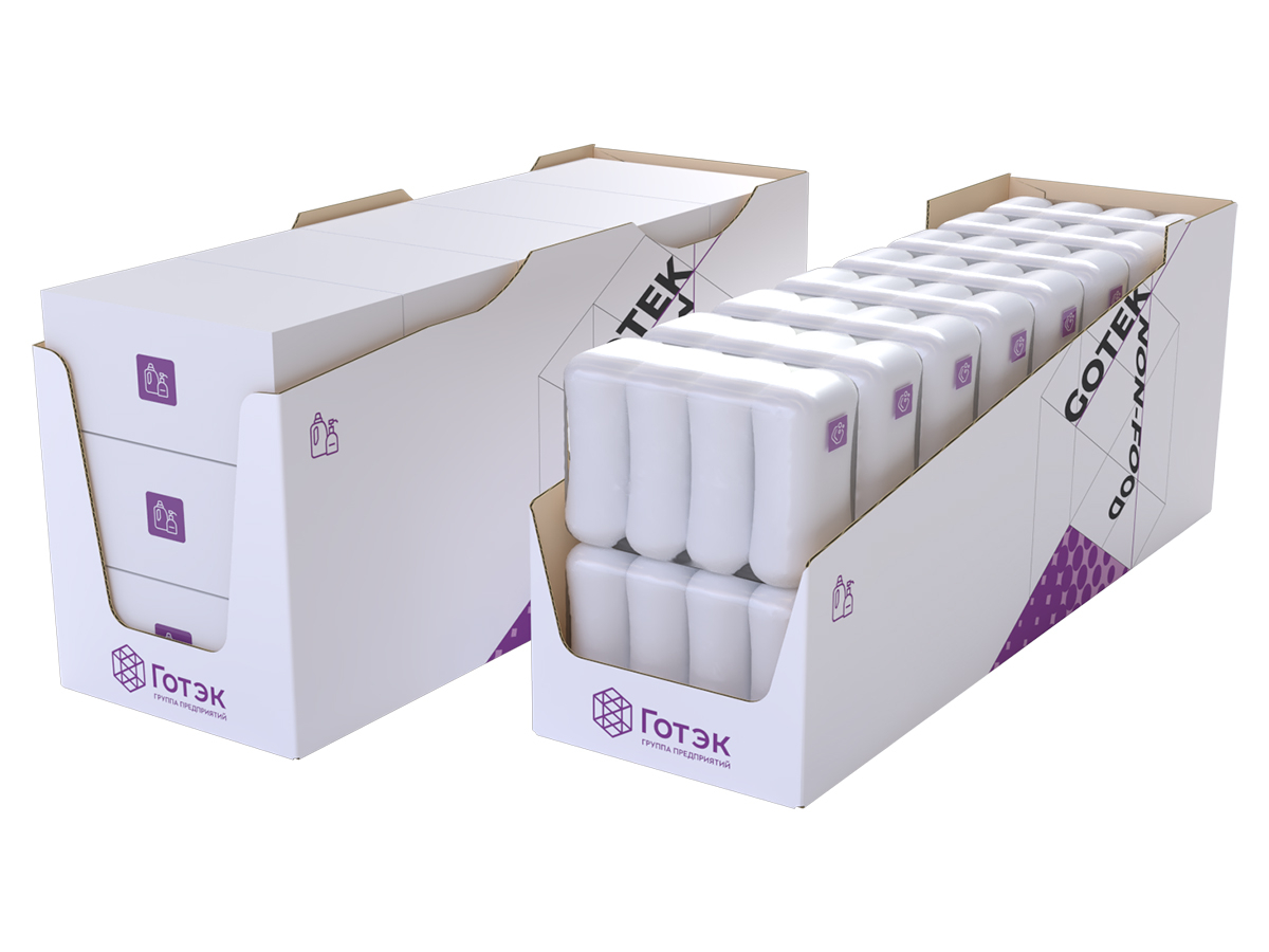 SRP packaging for household and personal care products